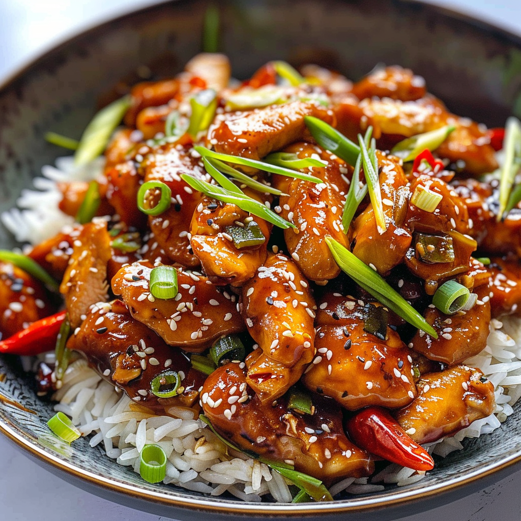 Healthy Mongolian Chicken Recipe