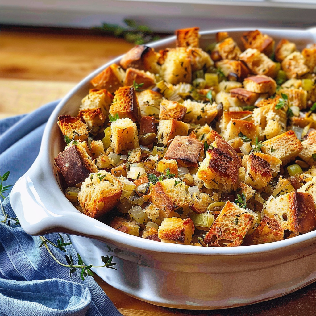 Homemade Bread Stuffing