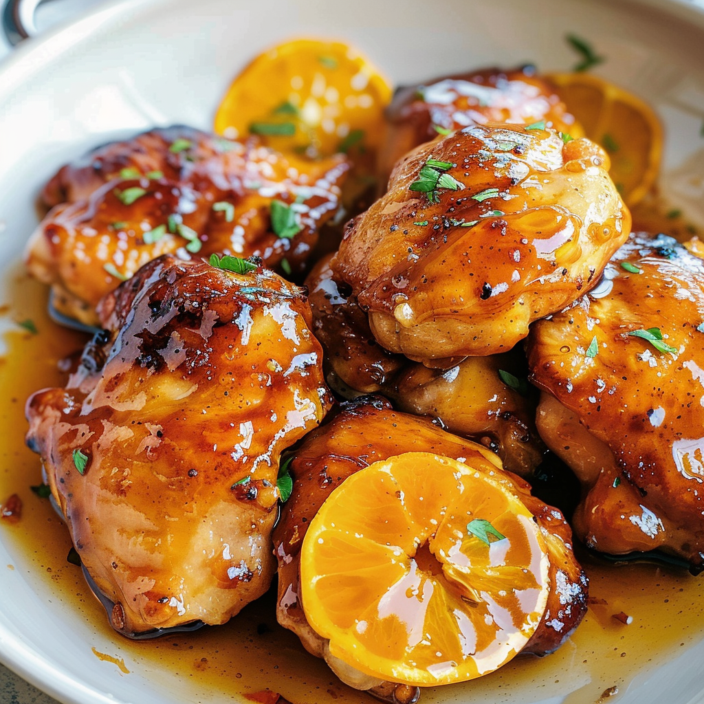 Honey Orange Glazed Chicken