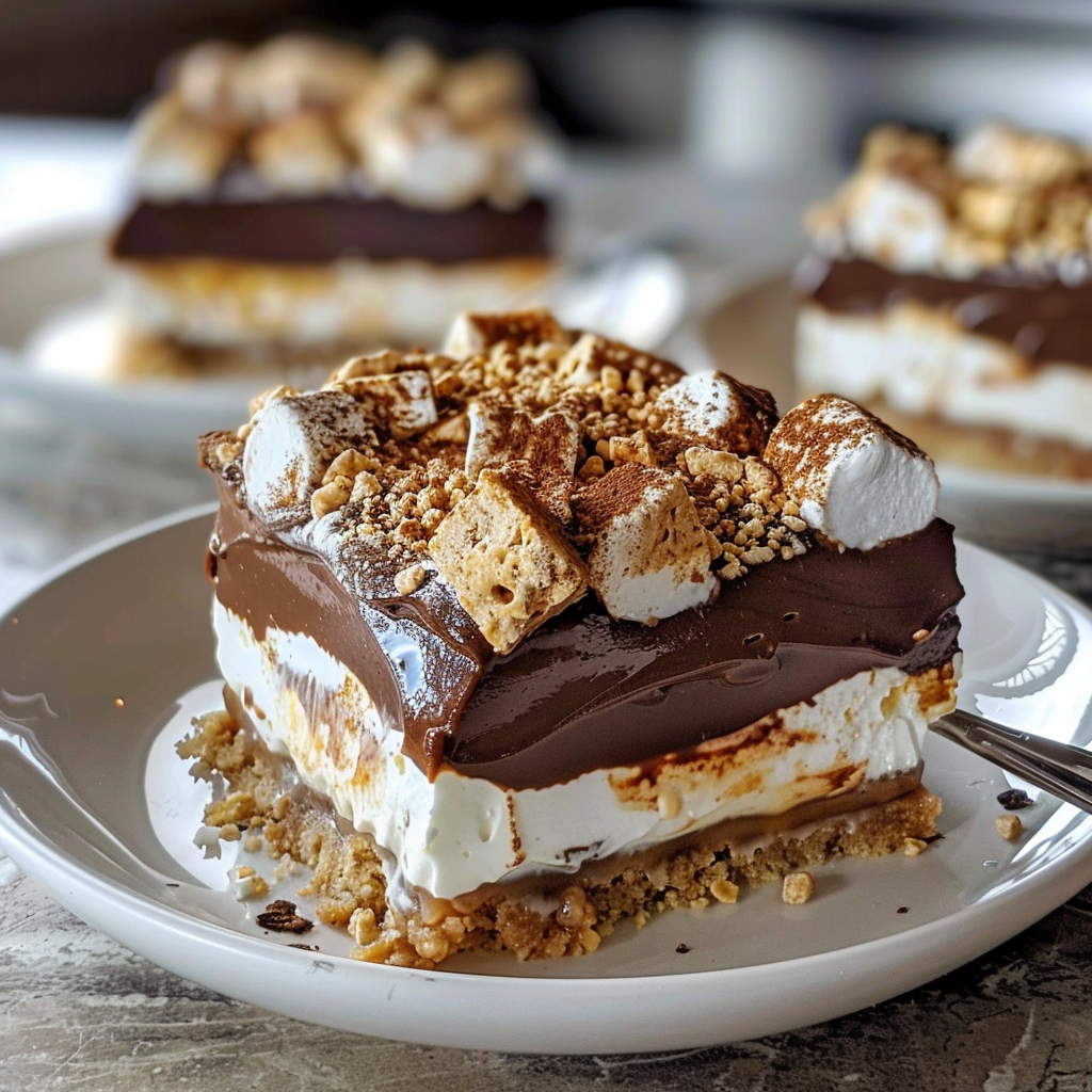 No Bake S'mores Cheesecake