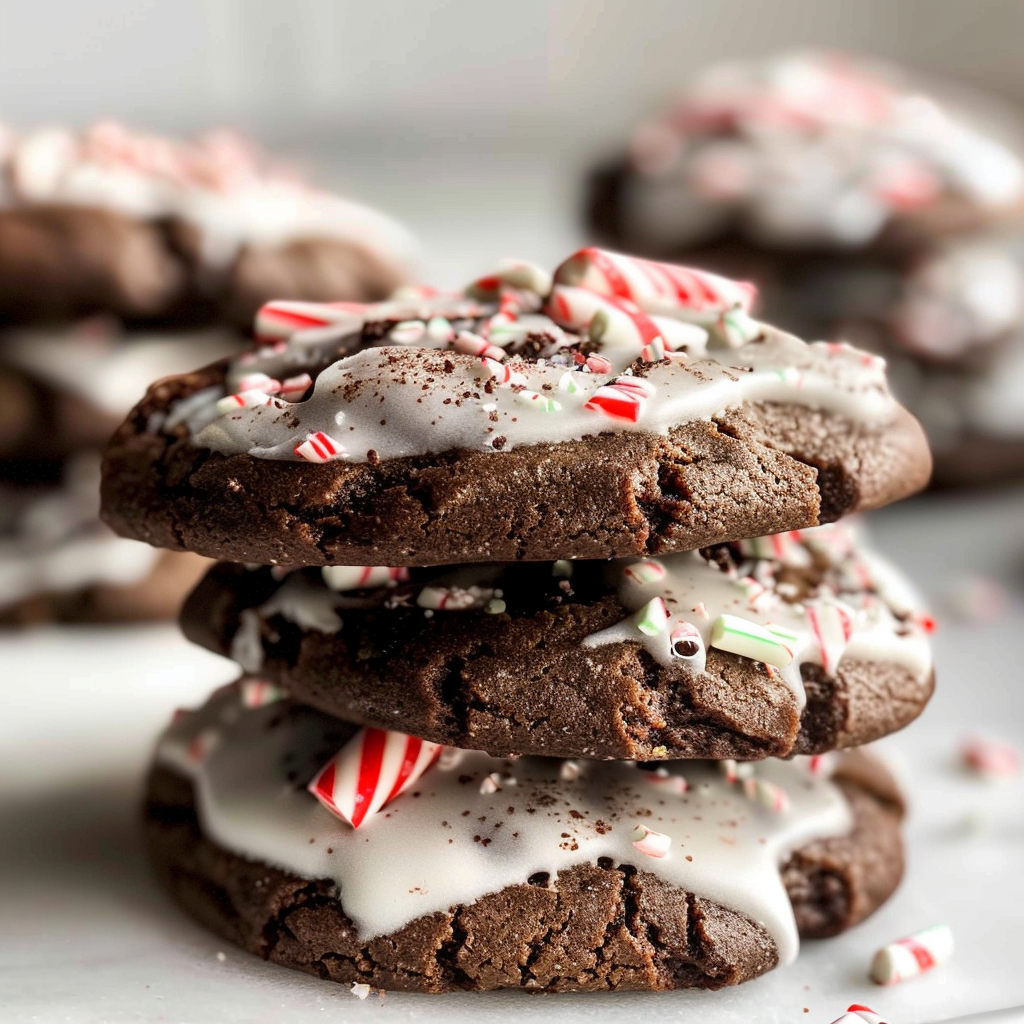 Peppermint Mocha Cookies