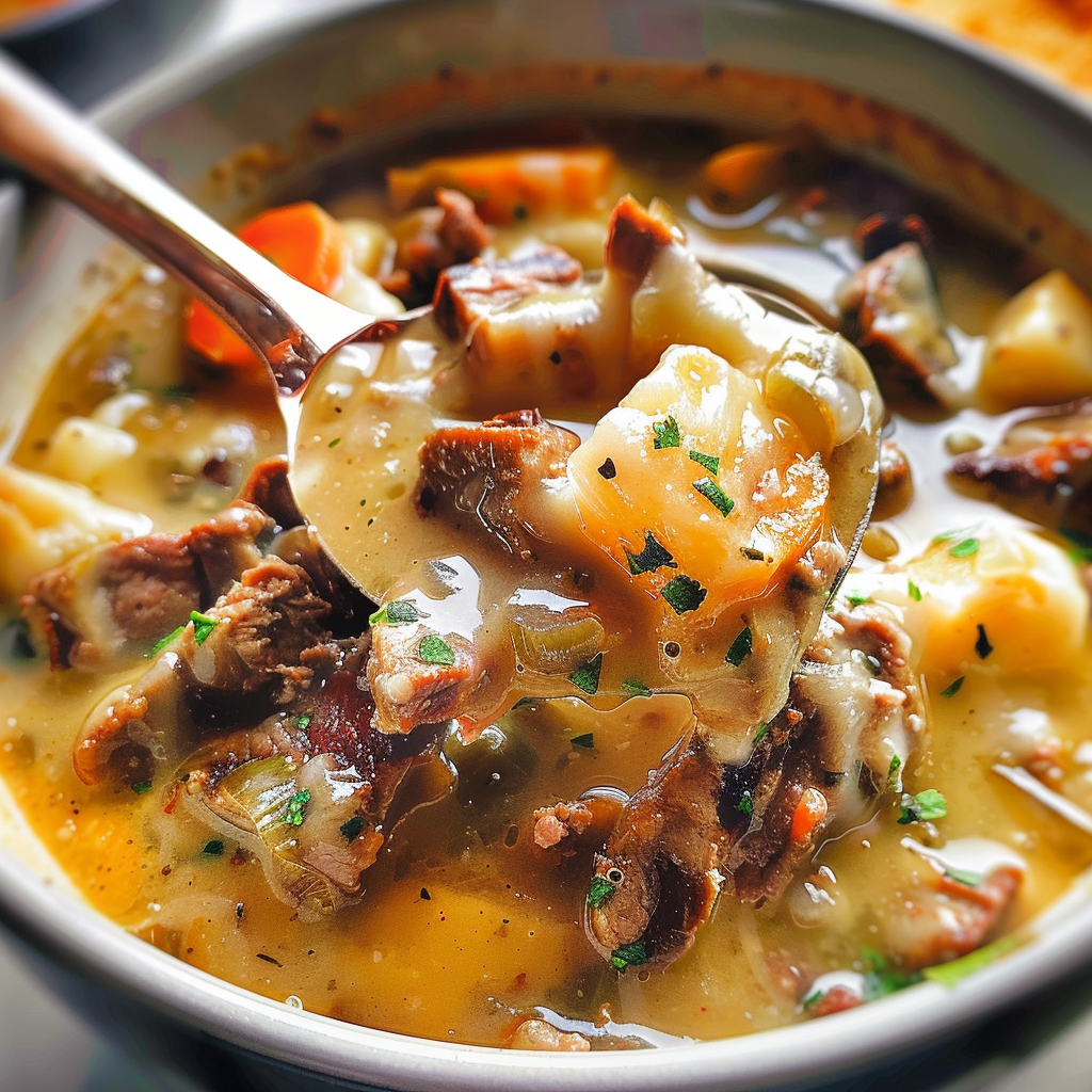 Philly Cheesesteak Soup