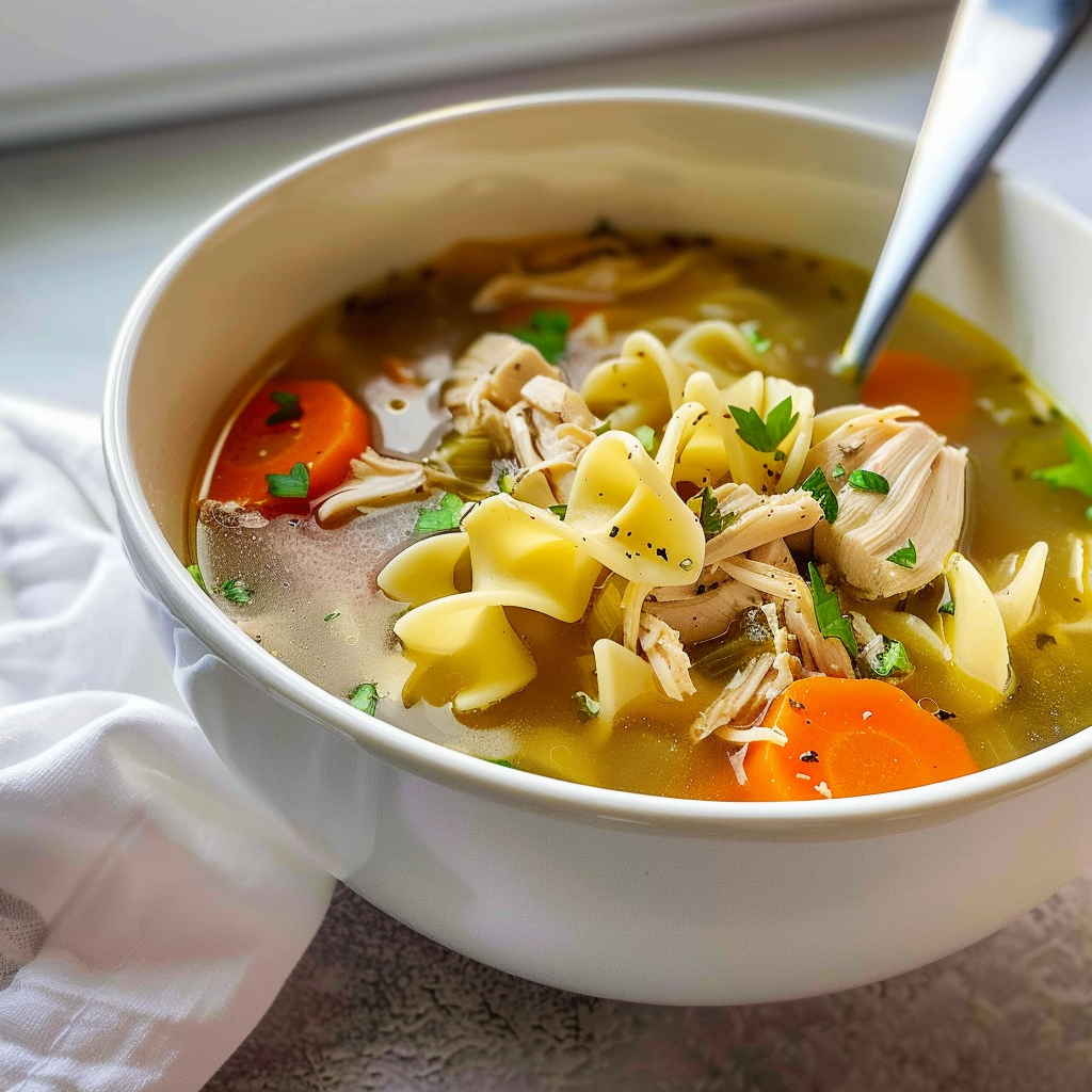 Rotisserie Chicken Noodle Soup