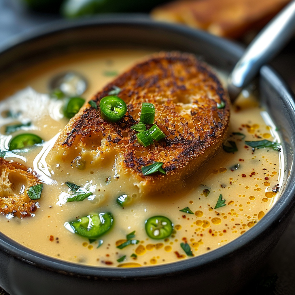 Spicy Jalapeño Popper Soup