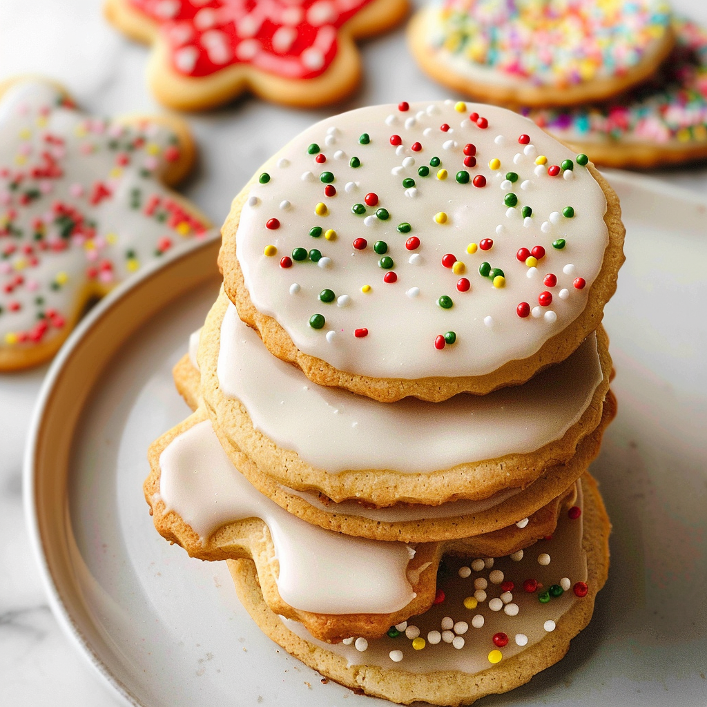 Sugar Cookies Recipe with Easy Icing