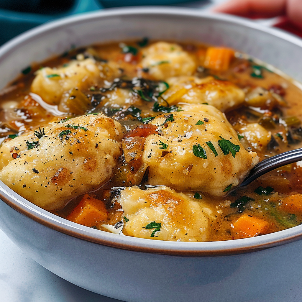 Vegan Stew with Dumplings
