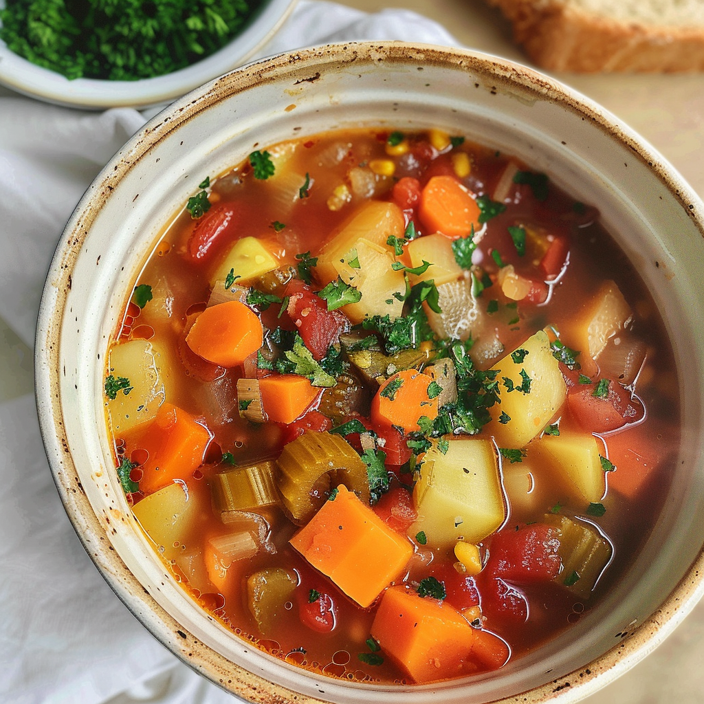 Yummiest Veggie-Loaded Vegetable Soup