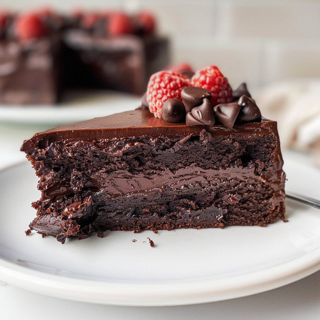 4 Ingredient Healthy Chocolate Cake
