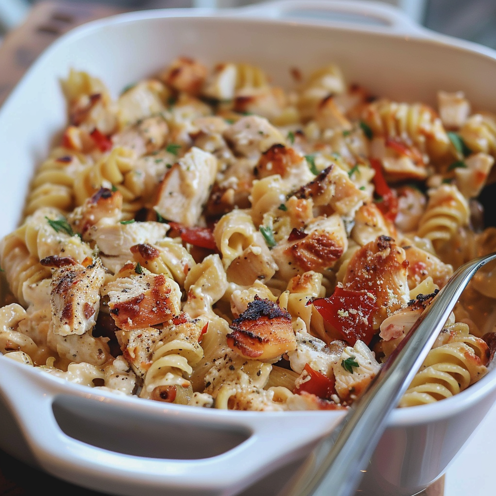 Baked Feta Pasta with Chicken
