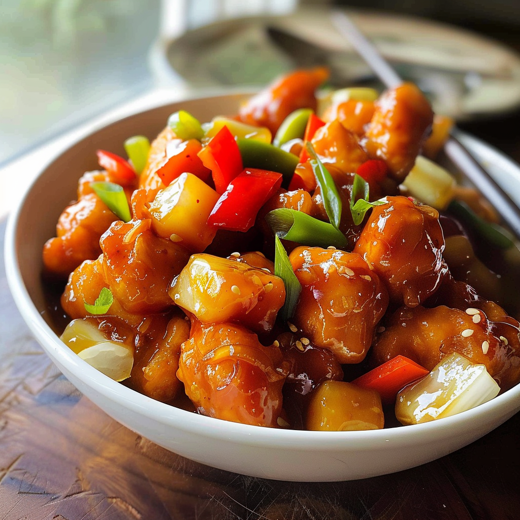 Baked Sweet and Sour Chicken