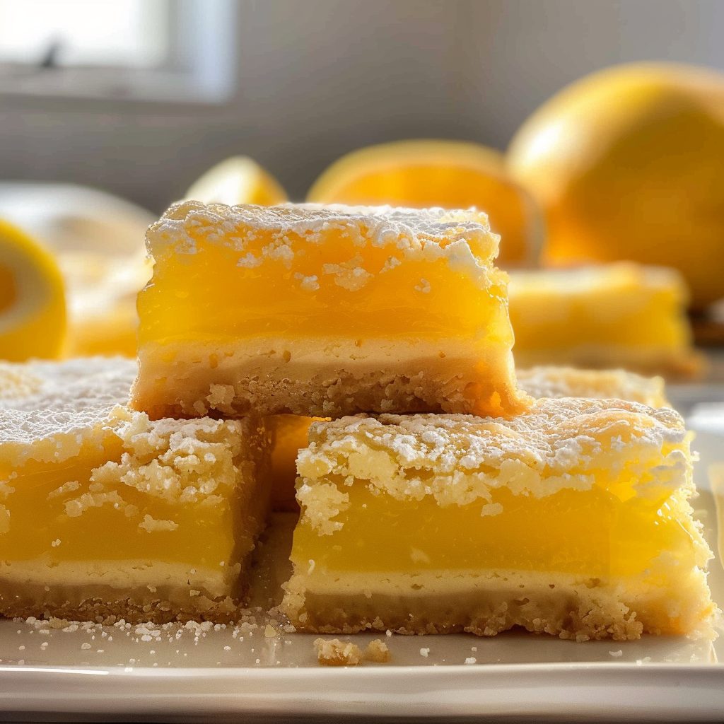 Best Lemon Bars with Shortbread Crust & Meyer Lemons