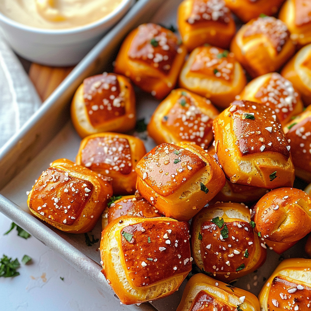 Buttery Soft Pretzel Bites