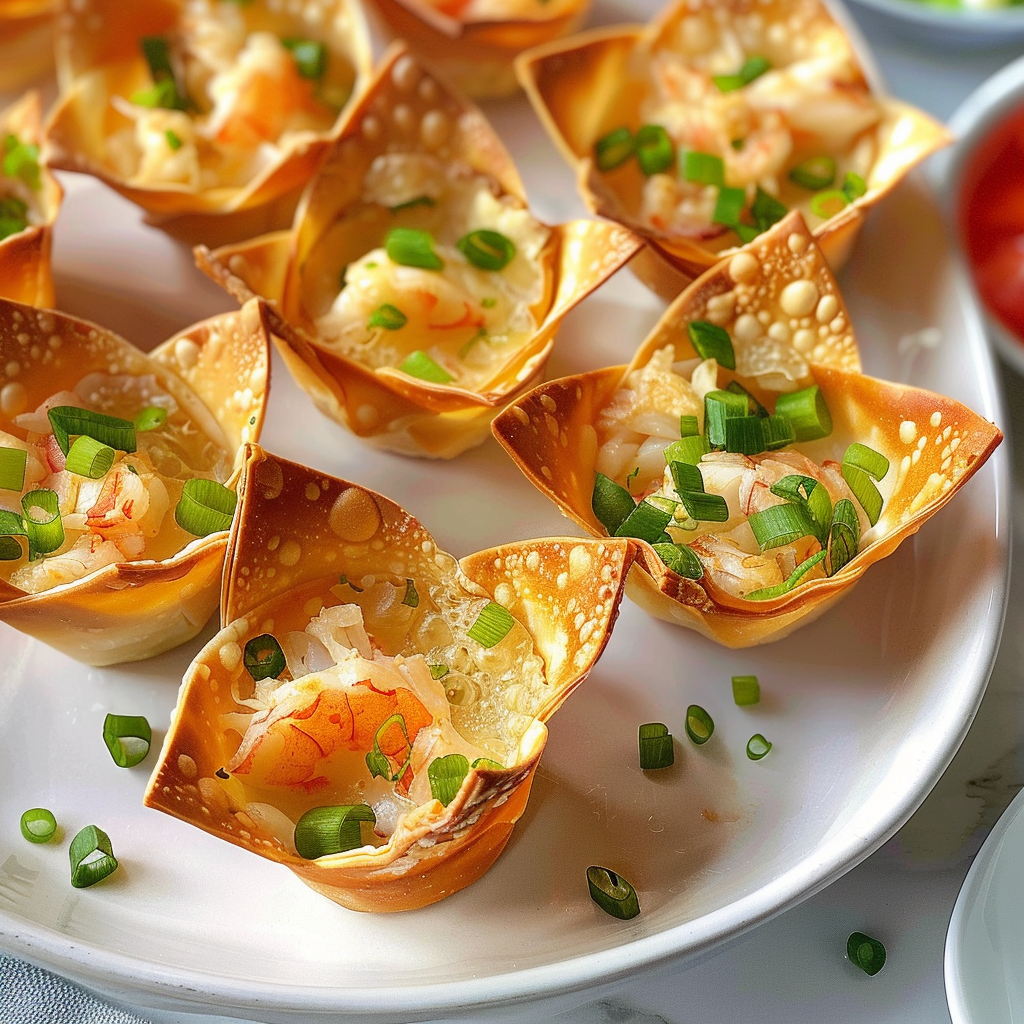 Crab Wonton Cups