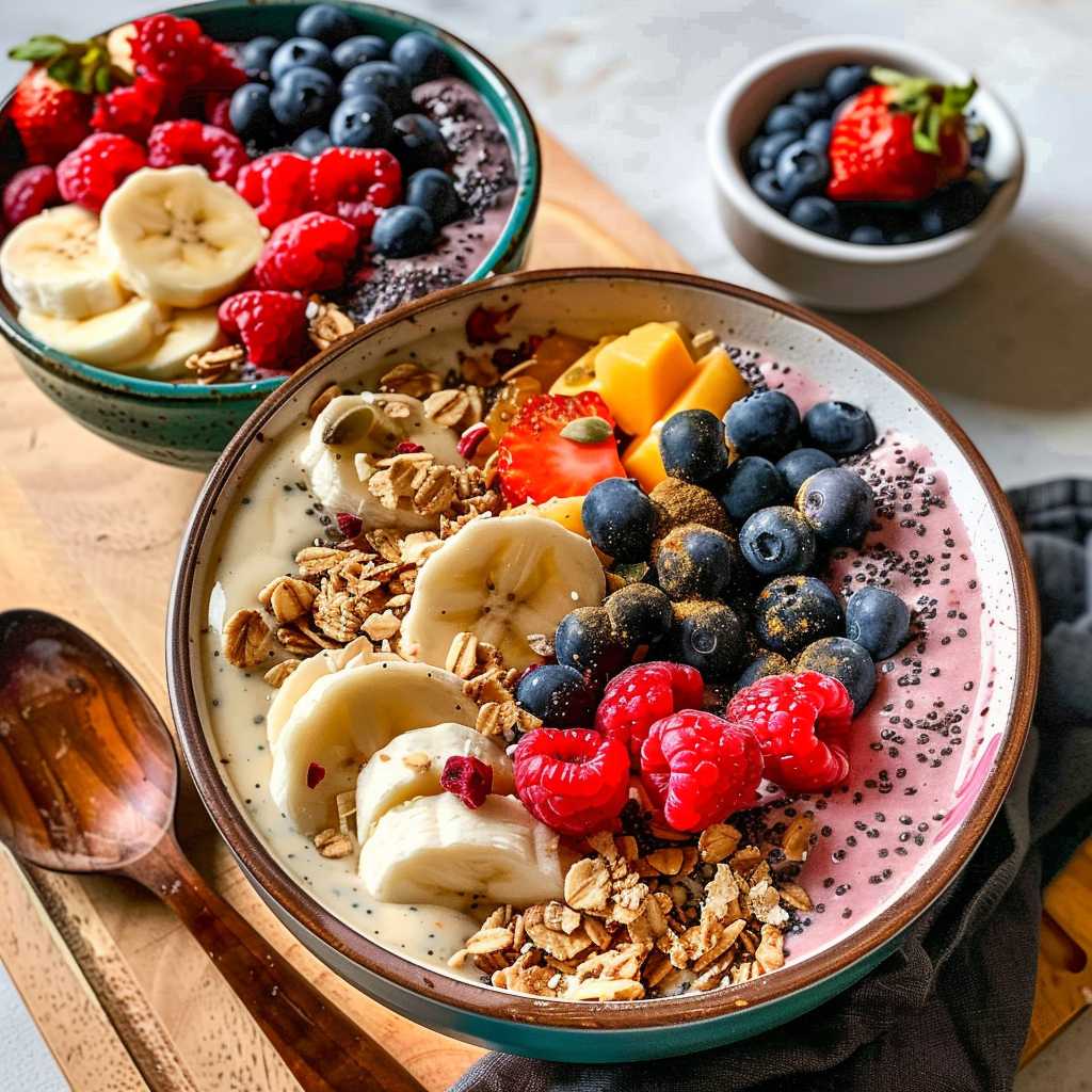 Easy Smoothie Bowl Recipes (4 Ways)
