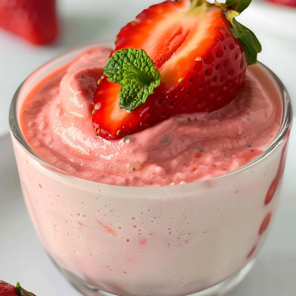 Easy Strawberry Mousse