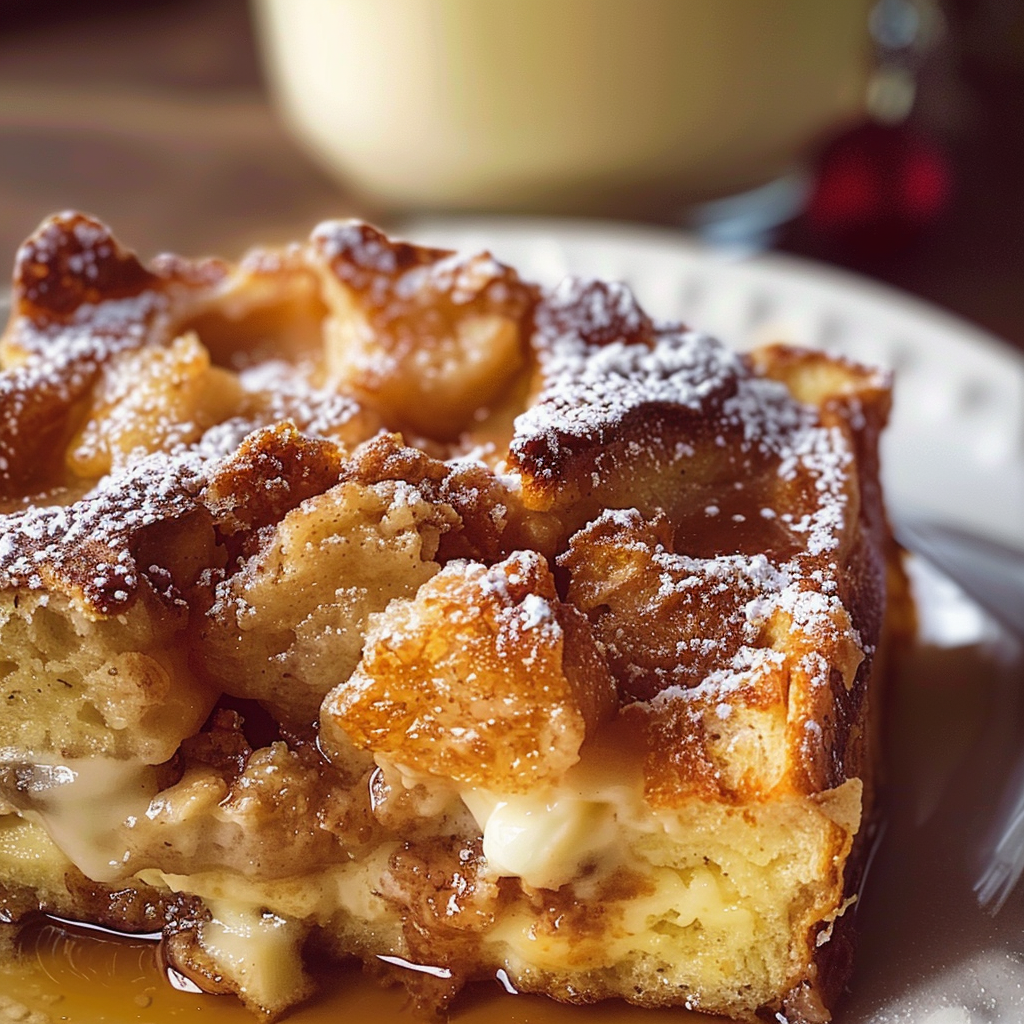 Eggnog French Toast Bake