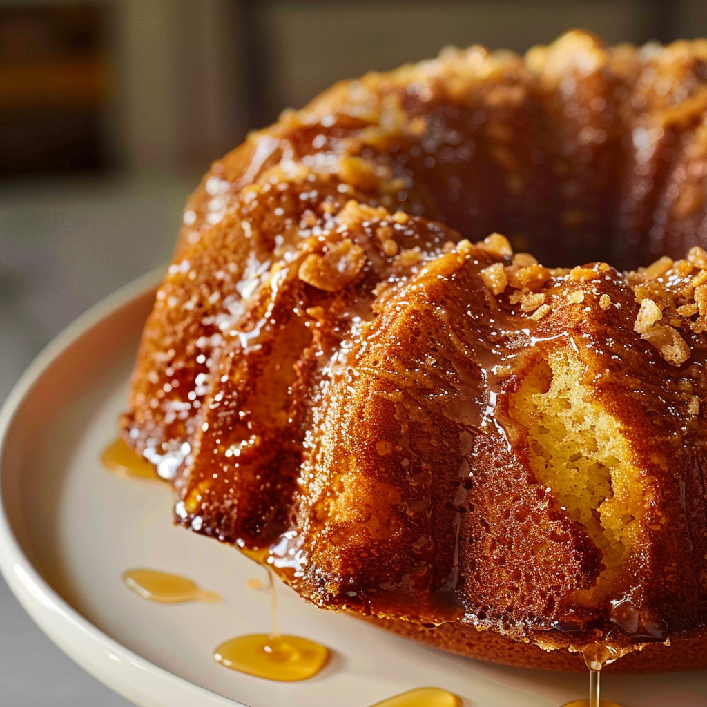 Golden Rum Cake
