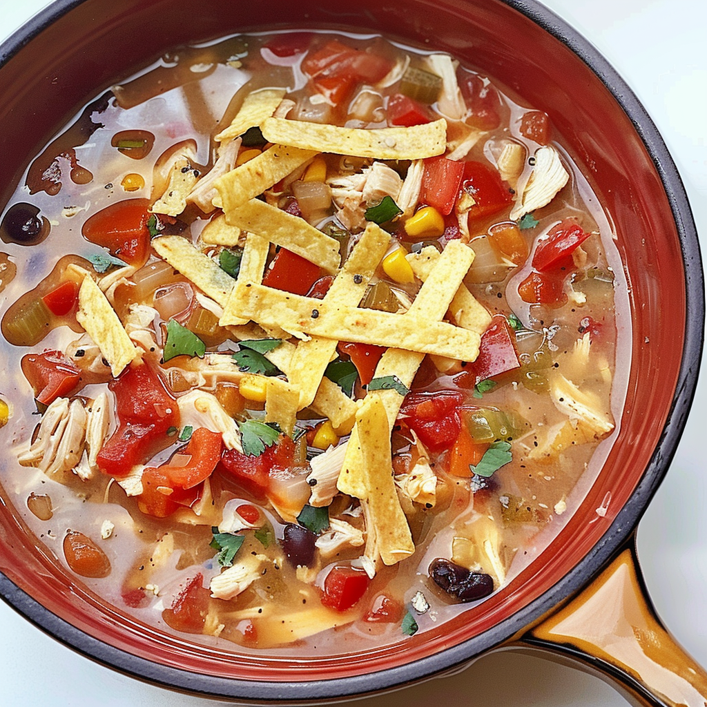 Homemade Chick-fil-A Chicken Tortilla Soup