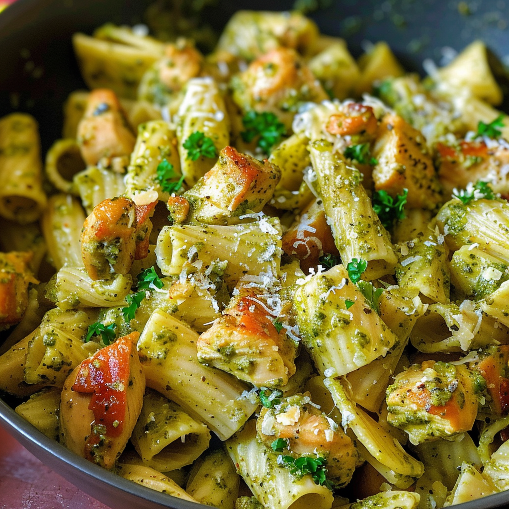 Italian Chicken Pasta Recipe – Chicken Pesto Pasta