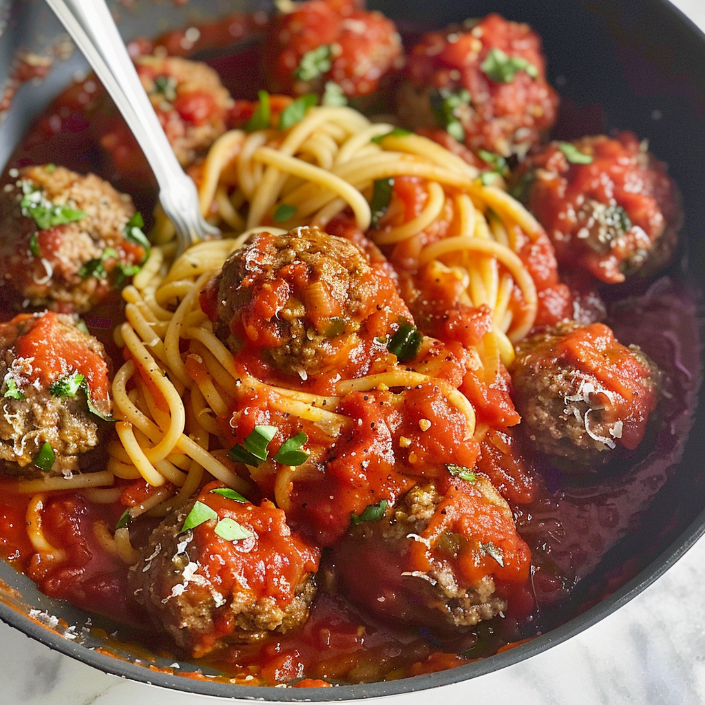 Italian Spaghetti Sauce with Meatballs