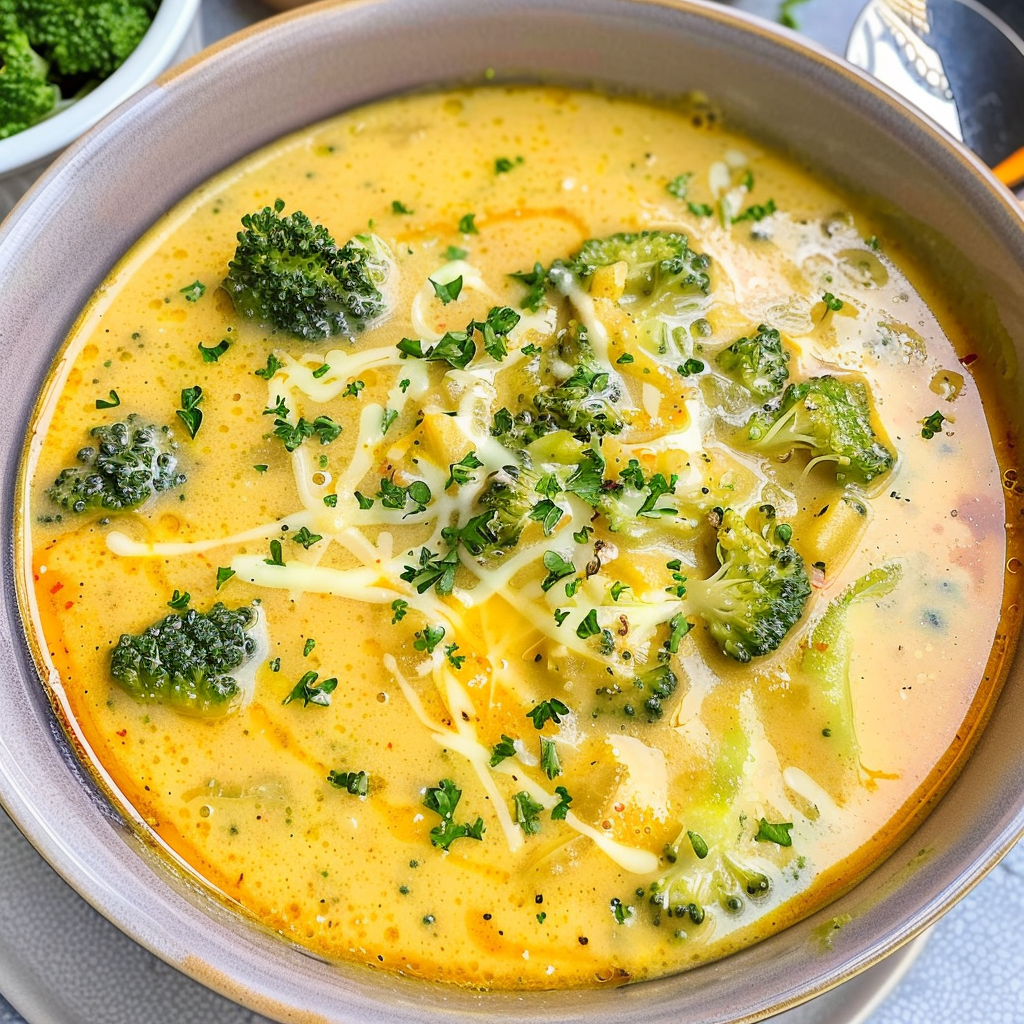 Keto Broccoli Cheddar Soup