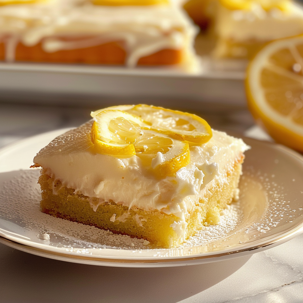 Lemon Sheet Cake