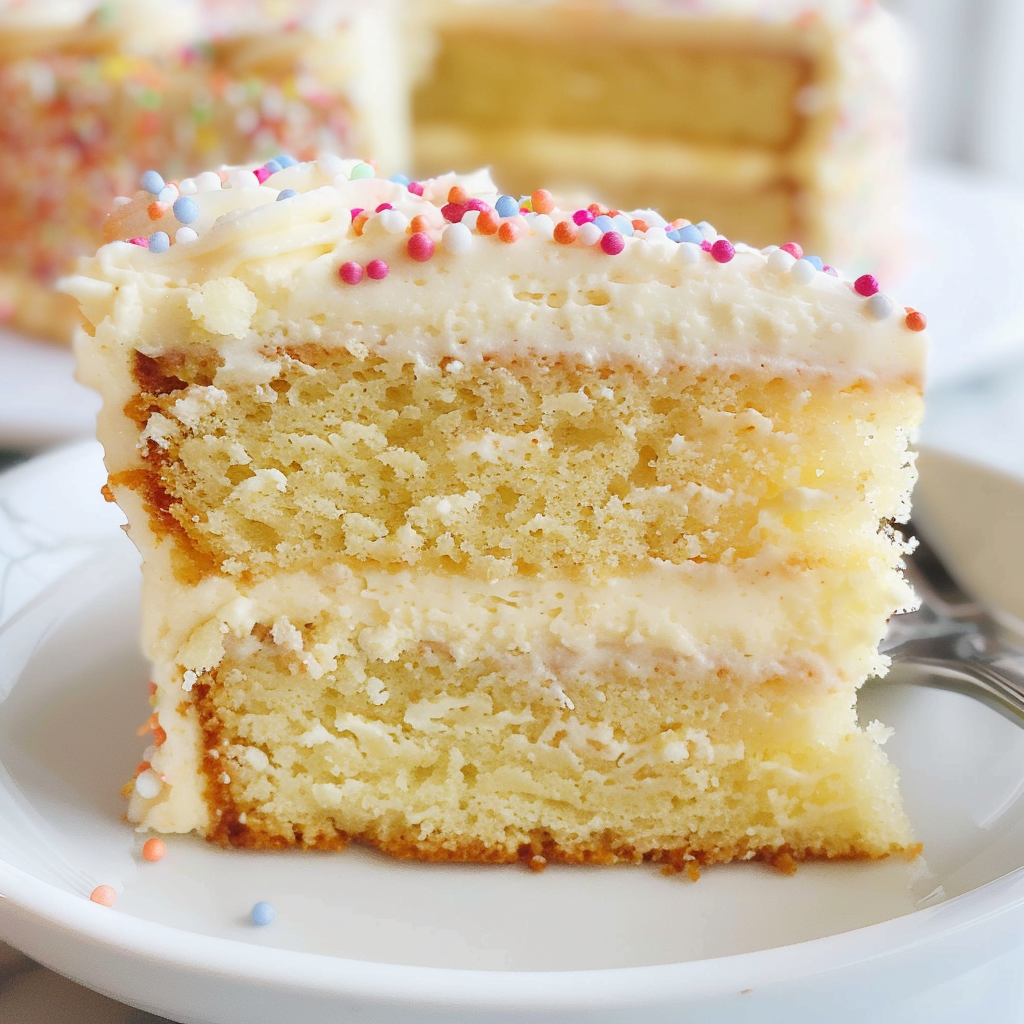 Moist Vanilla Cake