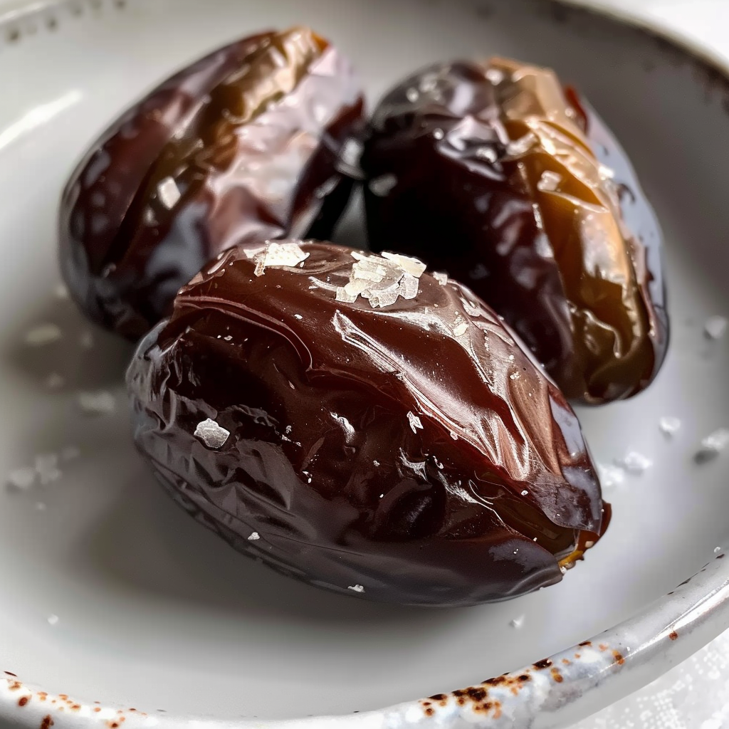 No-Bake Dark Chocolate Stuffed Dates