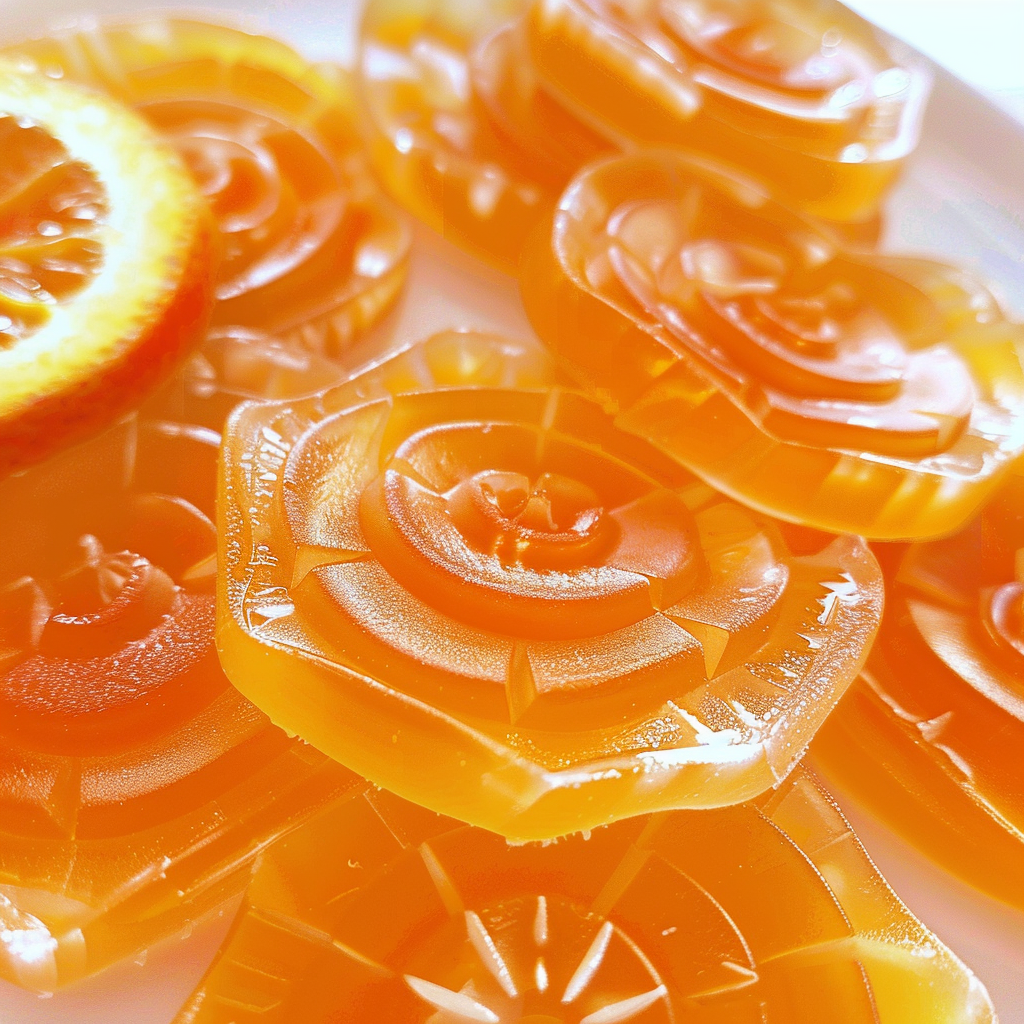 Orange Jelly Candy