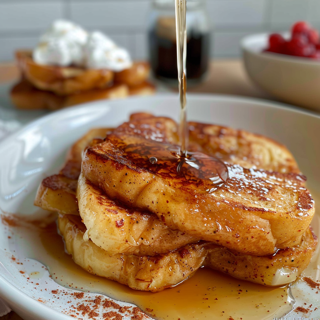 Overnight Eggnog French Toast