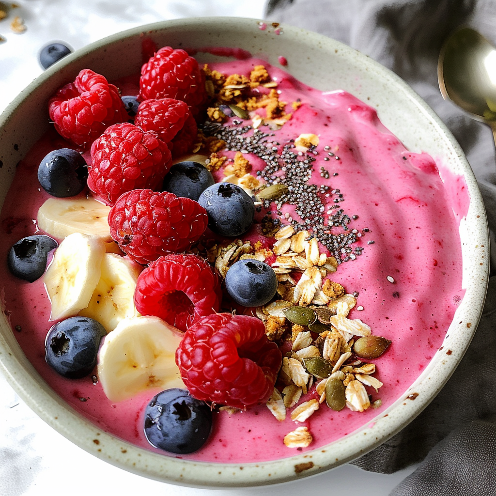 Raspberry Smoothie Bowl