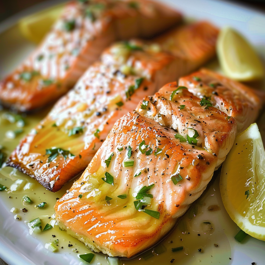 Salmon with Garlic Butter