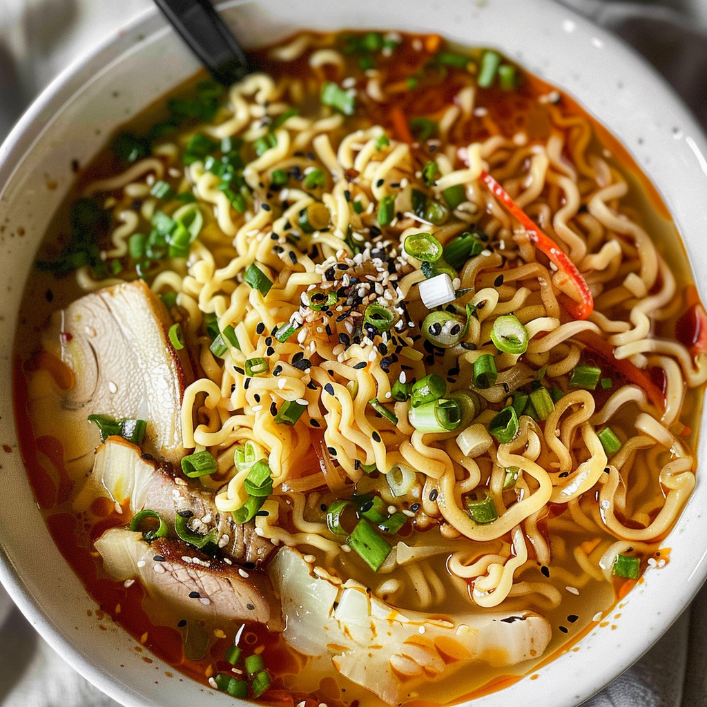 Slow Cooker Ramen Noodles Recipe