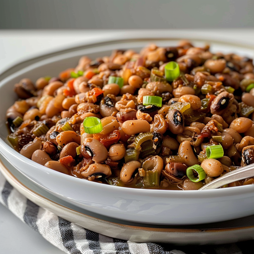Slow Cooker Spicy Black-Eyed Peas