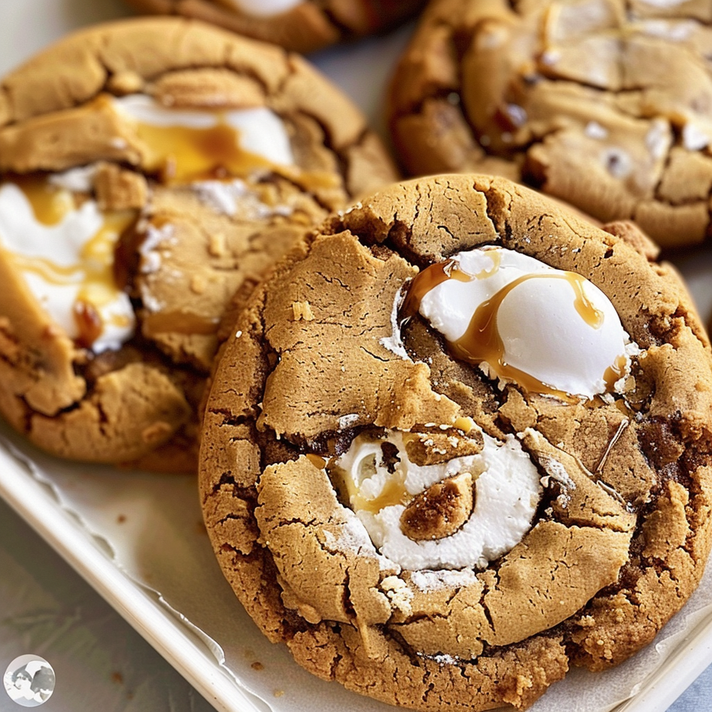 S'mores-Stuffed Cookies
