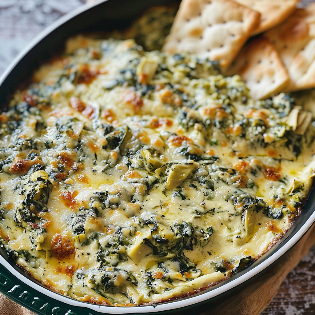 Spinach Artichoke Dip (Restaurant-Style)