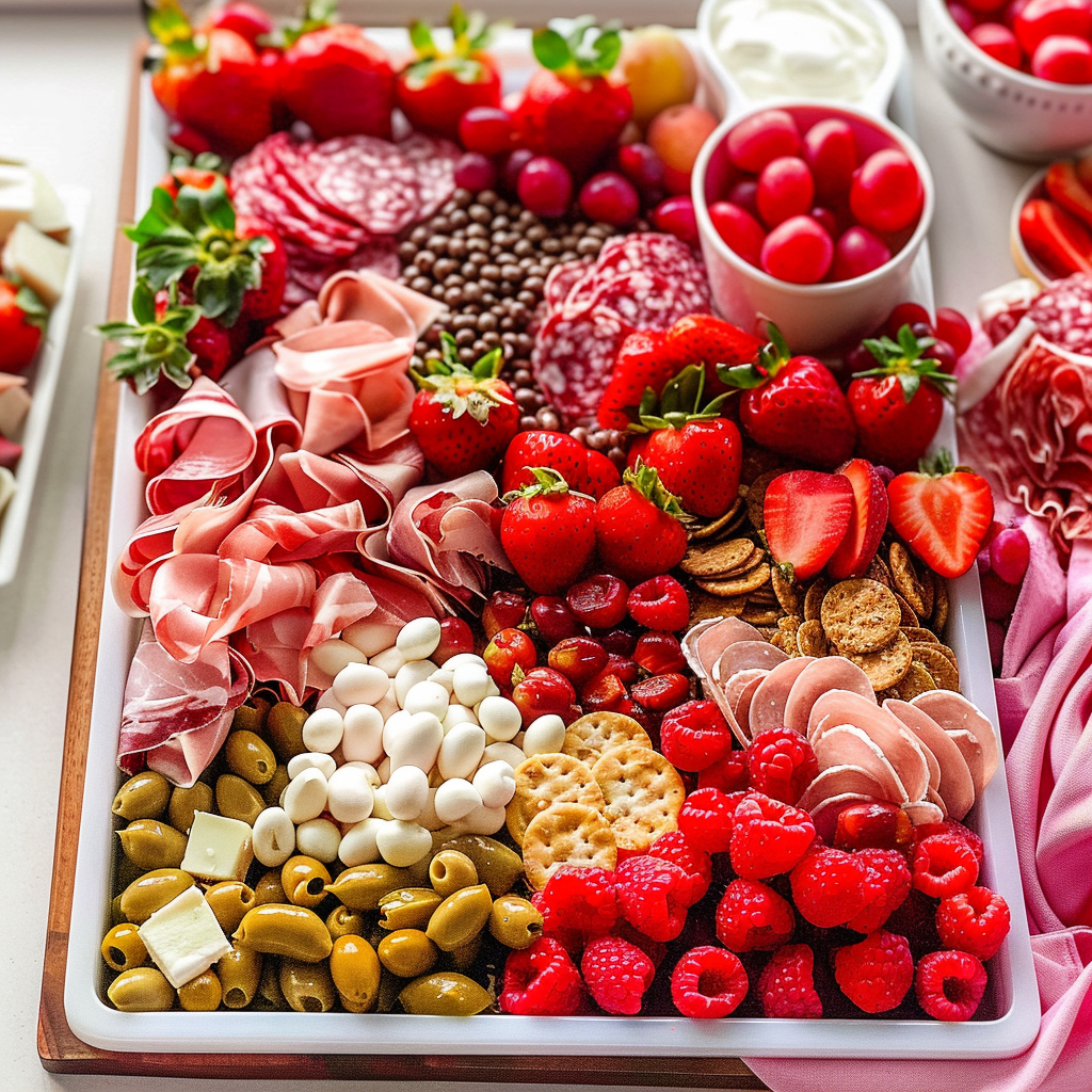 Valentine’s Day Charcuterie Board