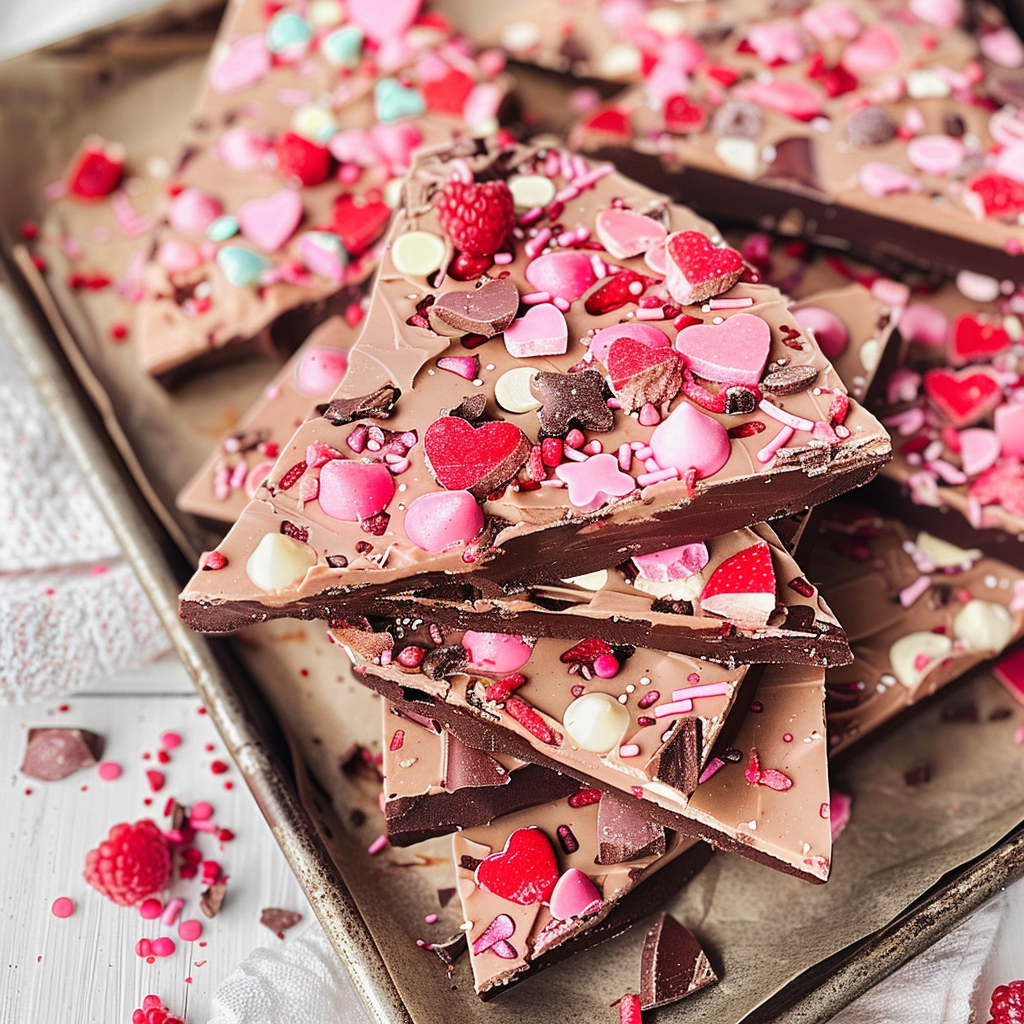 Valentine’s Day Chocolate Bark