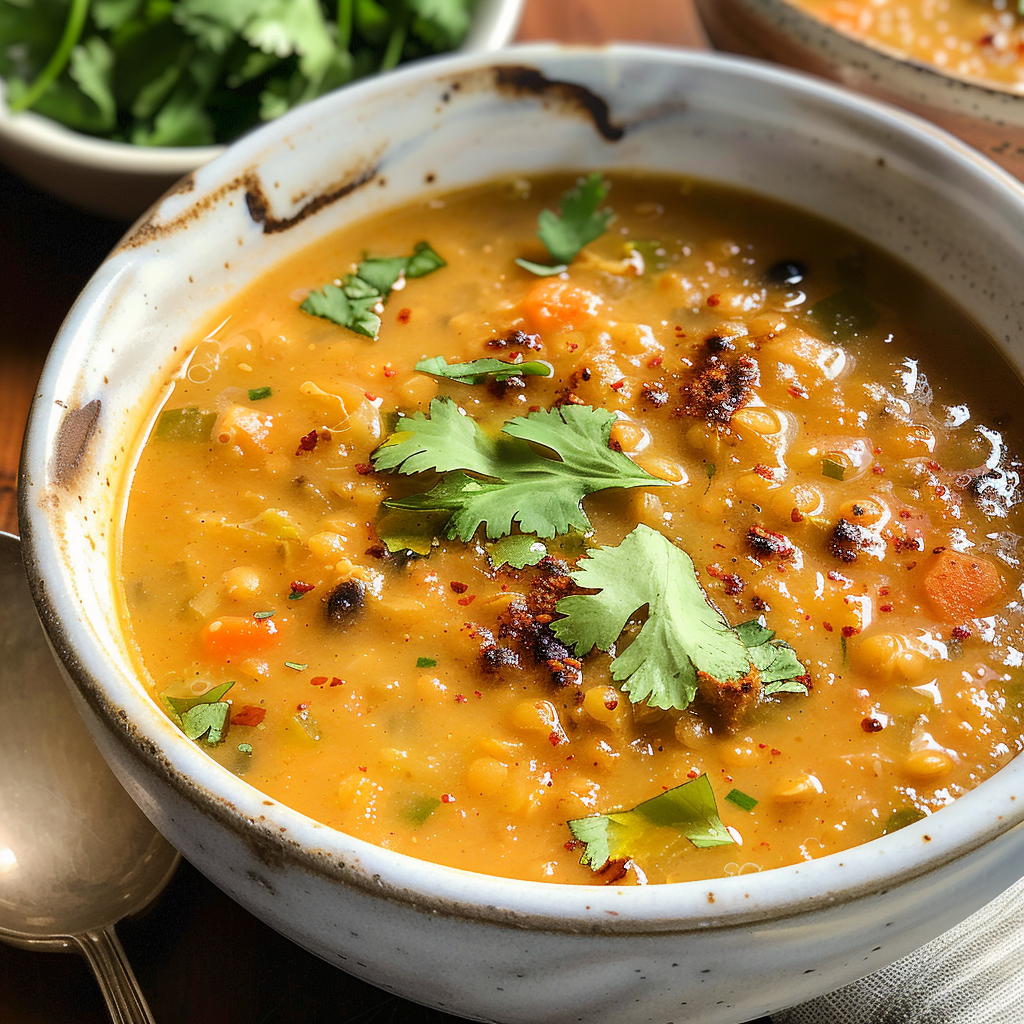 Warm Spiced Lentil Soup