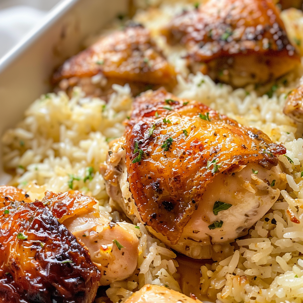 baked chicken and rice recipes