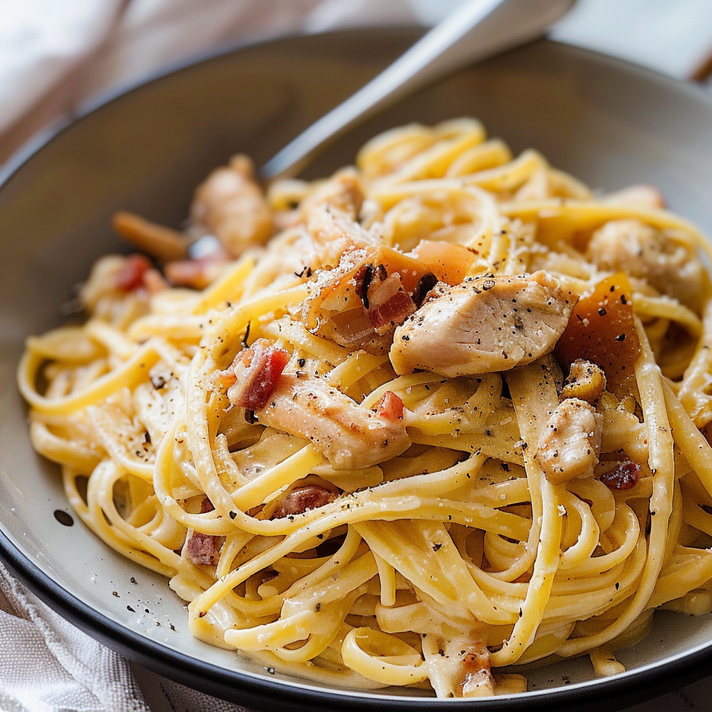 chicken carbonara pasta