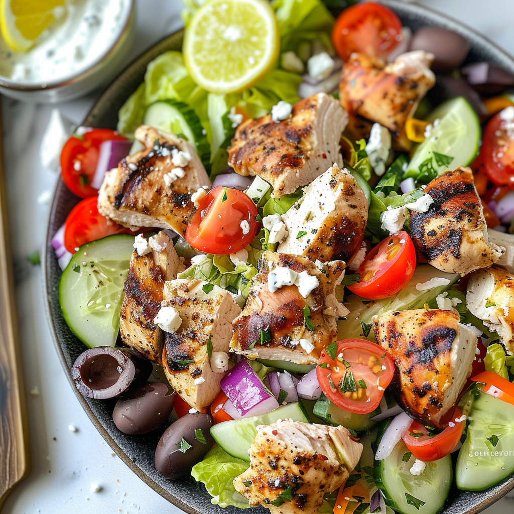greek chicken salad