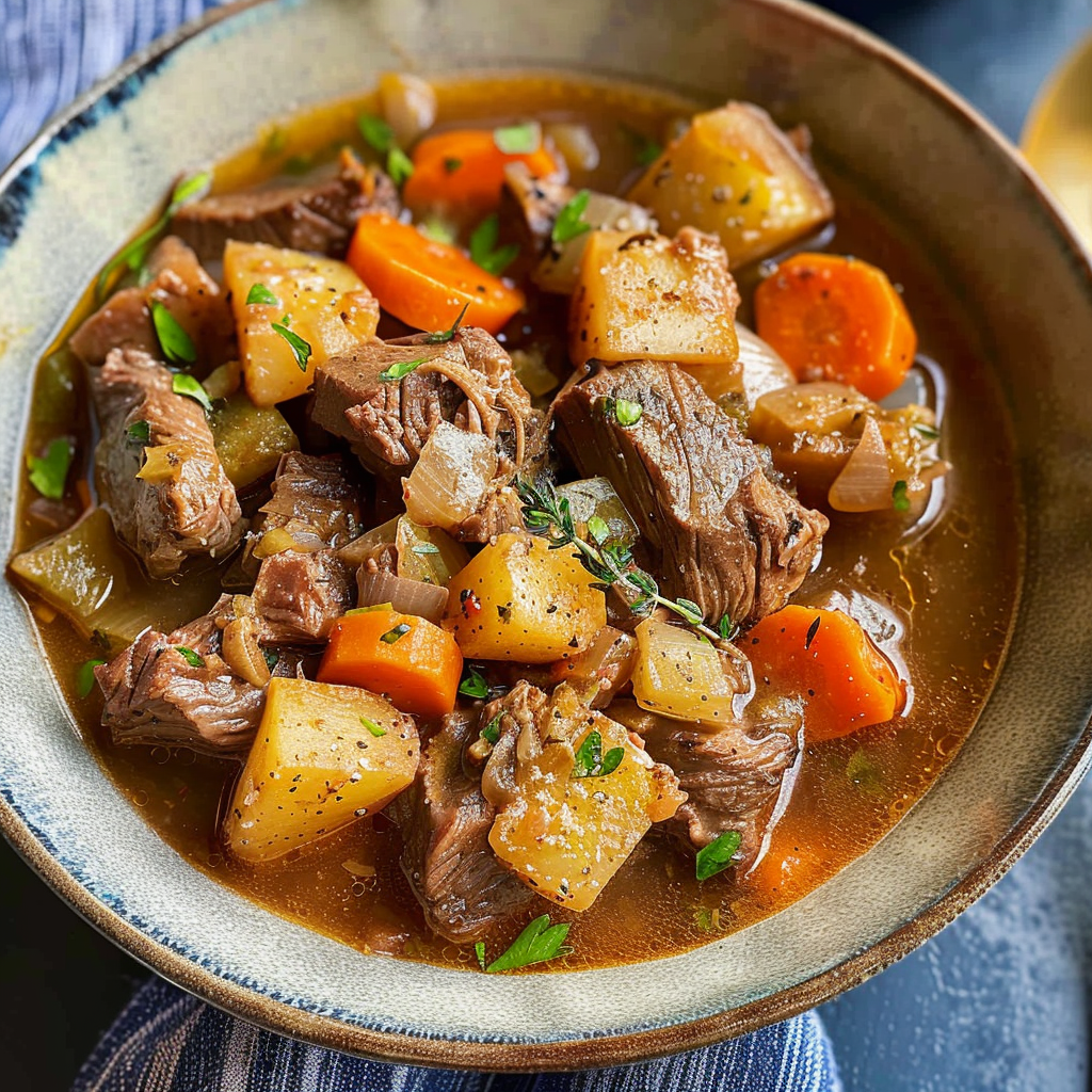slow cooker beef stew