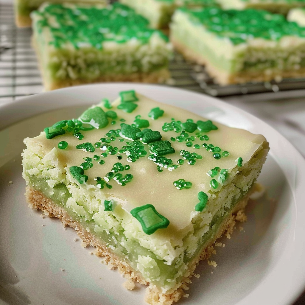 Best St. Patrick's Day Sugar Cookie Bars
