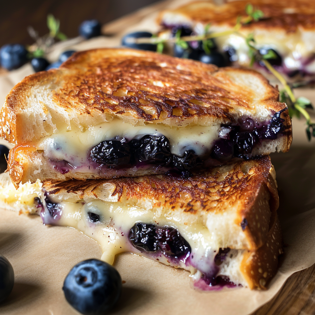 Blueberry White Cheddar Grilled Cheese