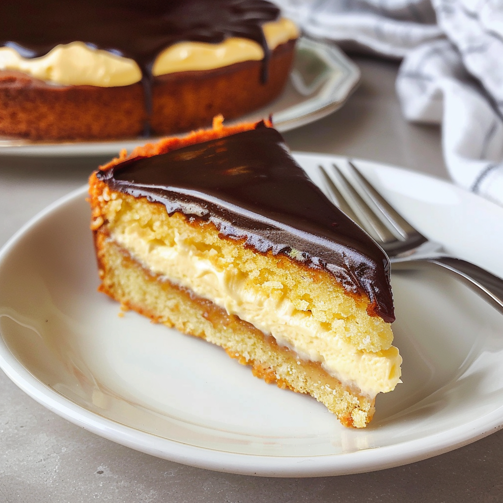 Boston Cream Pie Cake