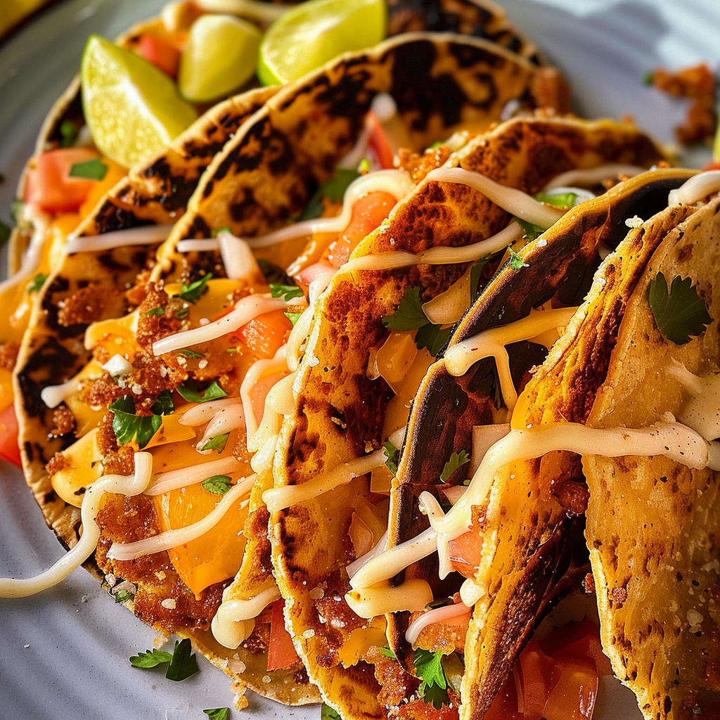 Burnt Cheese Tacos