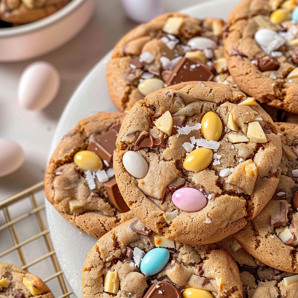 Cadbury Egg Cookies