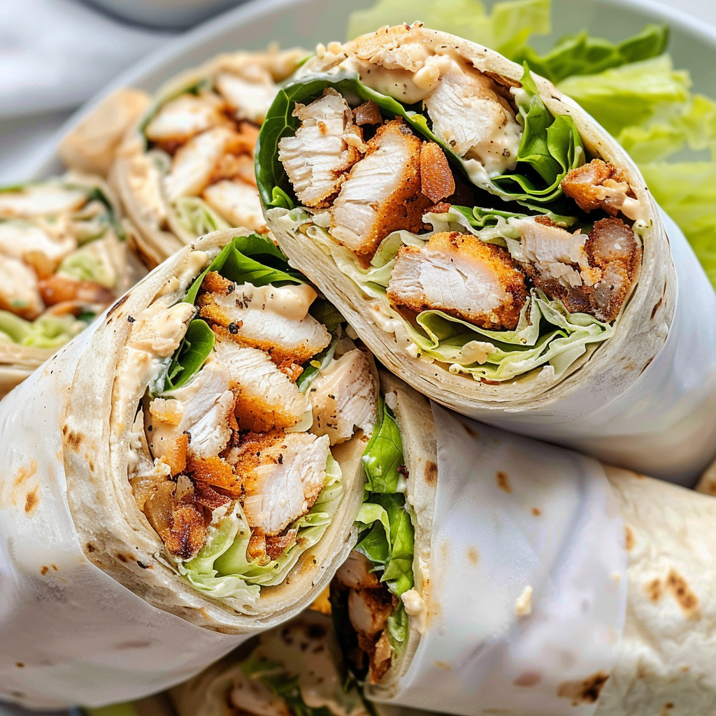 Chicken Caesar Wrap Recipe
