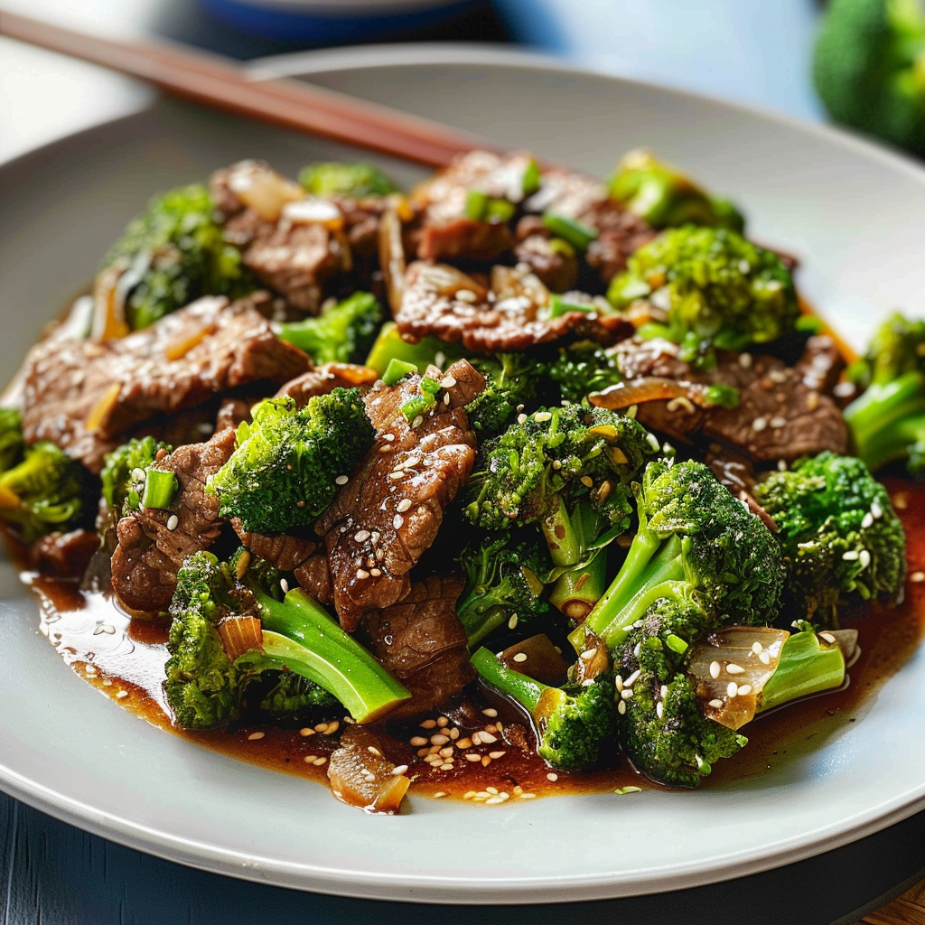 Chinese-American Beef and Broccoli With Oyster Sauce